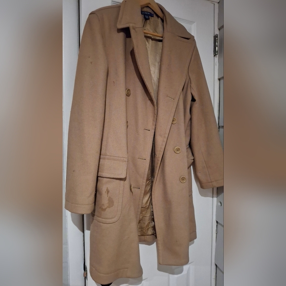 J. Crew Camel Wool Blend Outerwear L - Picture 2 of 6
